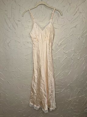 Vintage 30s 40s Heavenly Silk Lingerie by Fischer Pure Silk Slip XXS XS